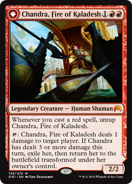 Chandra, Fire of Kaladesh, Magic Origins