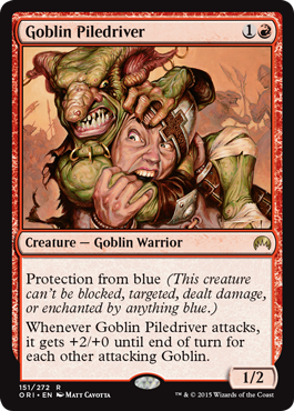 Goblin Piledriver, Magic Origins