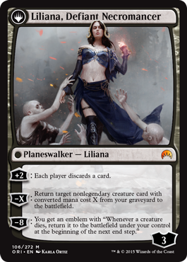 Liliana, Defiant Necromancer, Magic Origins