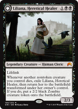 Liliana, Heretical Healer, Magic Origins