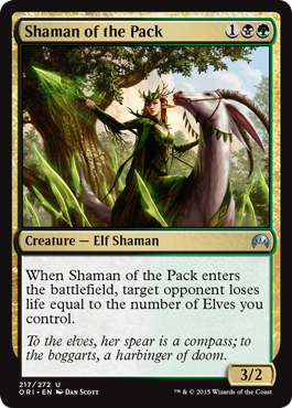 Shaman of the Pack, Magic Origins